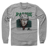 Mens Long Sleeve Heather Gray