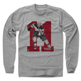 Mens Long Sleeve Heather Gray