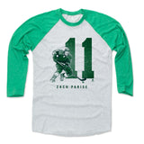 Mens Baseball T-Shirt Green / Ash