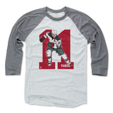 Mens Baseball T-Shirt Heather Gray / Ash