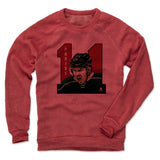 Mens Crew Sweatshirt Red