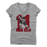 Womens Women's V-Neck Athletic Gray